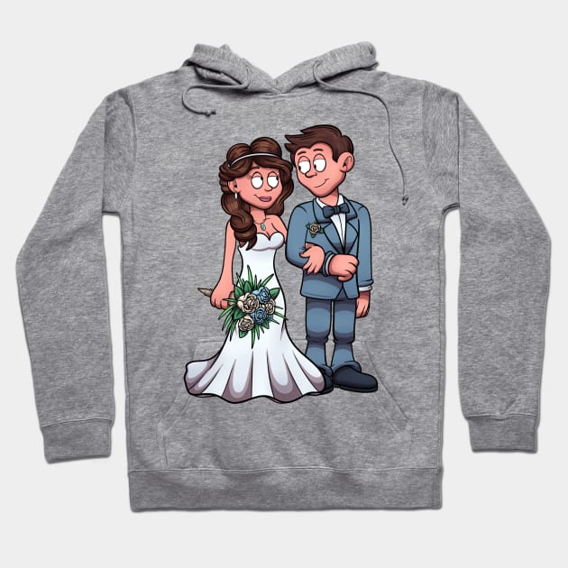 Married Couple Hoodie by TheMaskedTooner